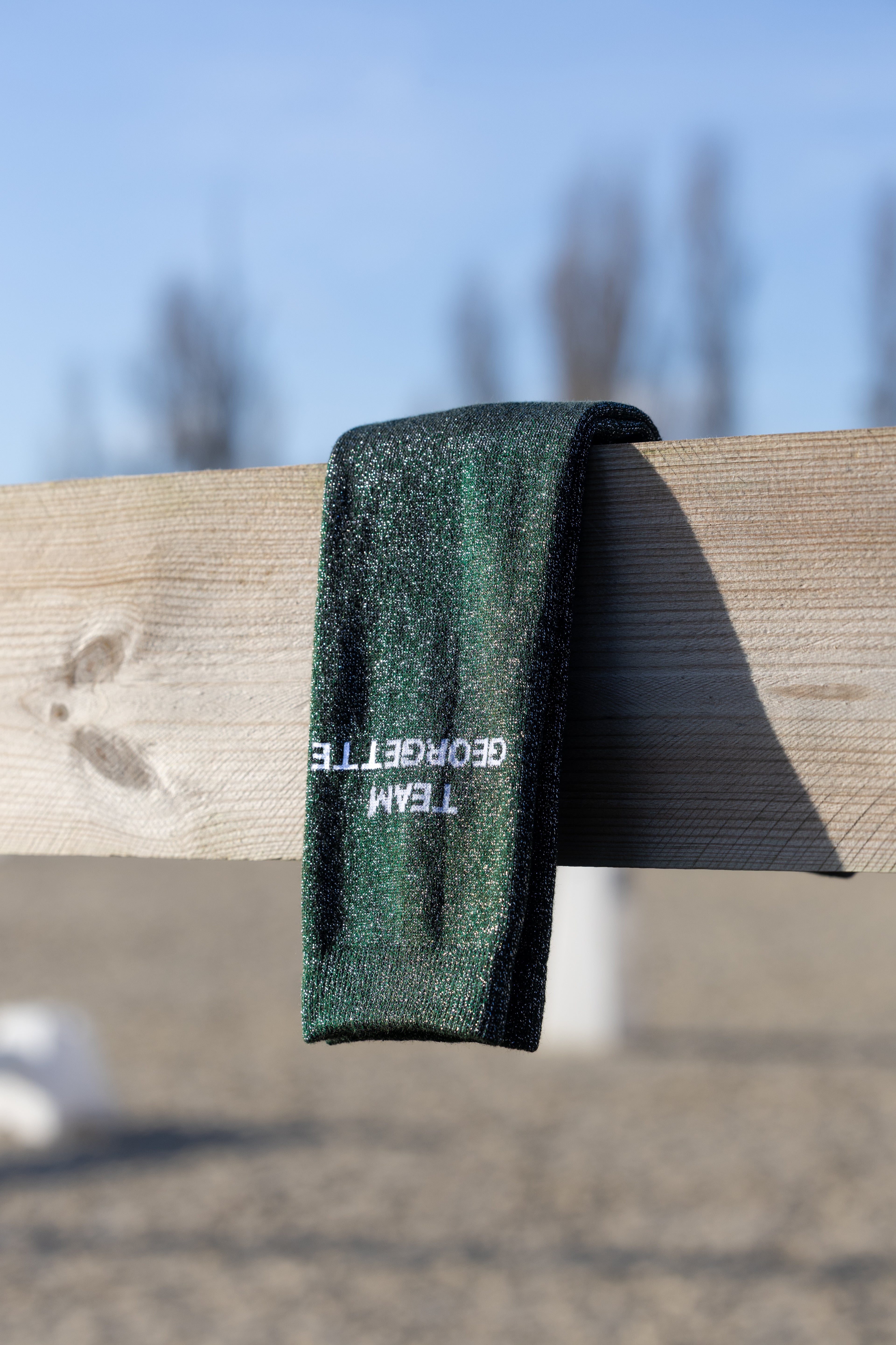 Chaussettes pailletées à message – Confort renforcé (36-41)