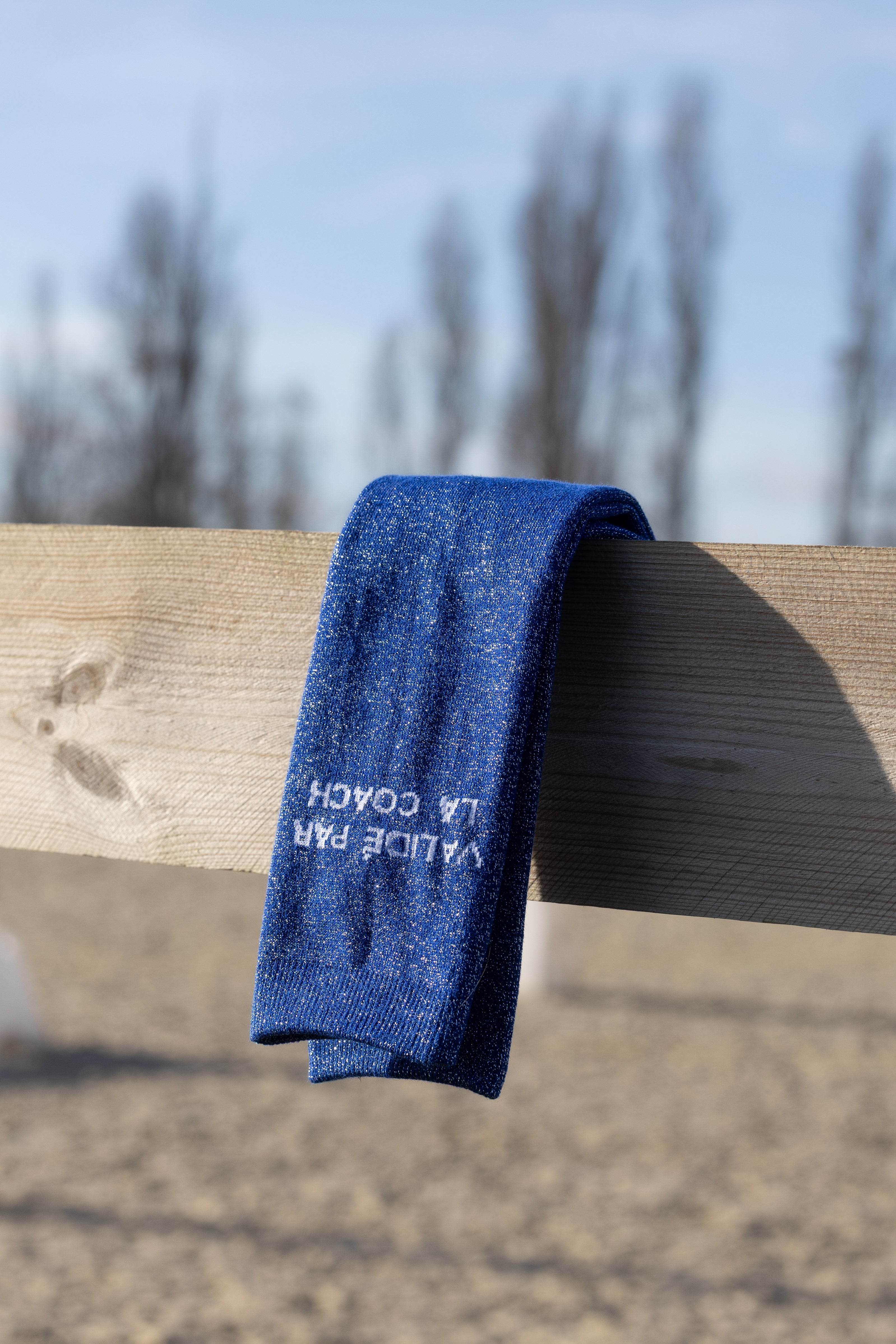 Chaussettes pailletées à message – Confort renforcé (36-41)