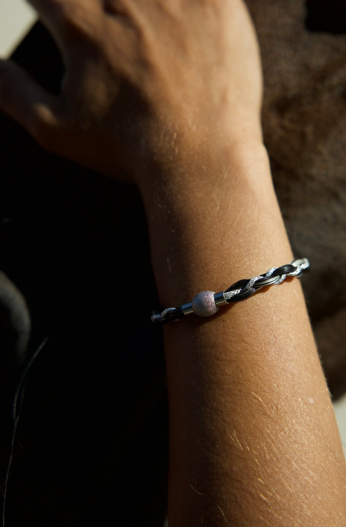Bracelet aimenté en crins de chevaux (Pré commande pour septembre)