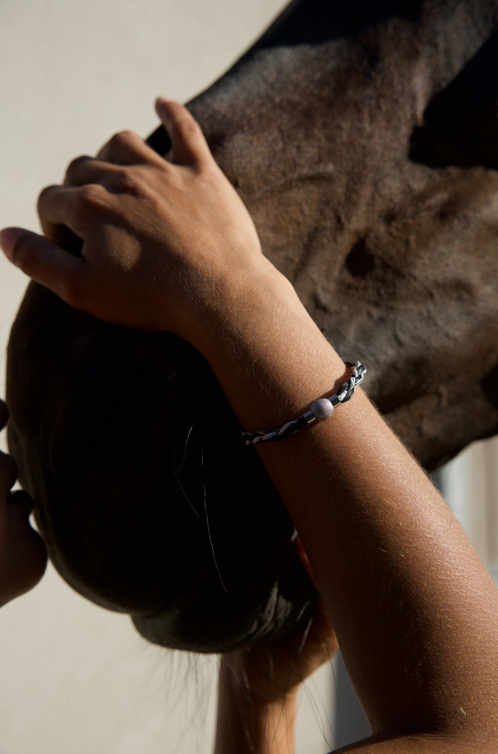 Bracelet aimenté en crins de chevaux (Pré commande pour septembre)